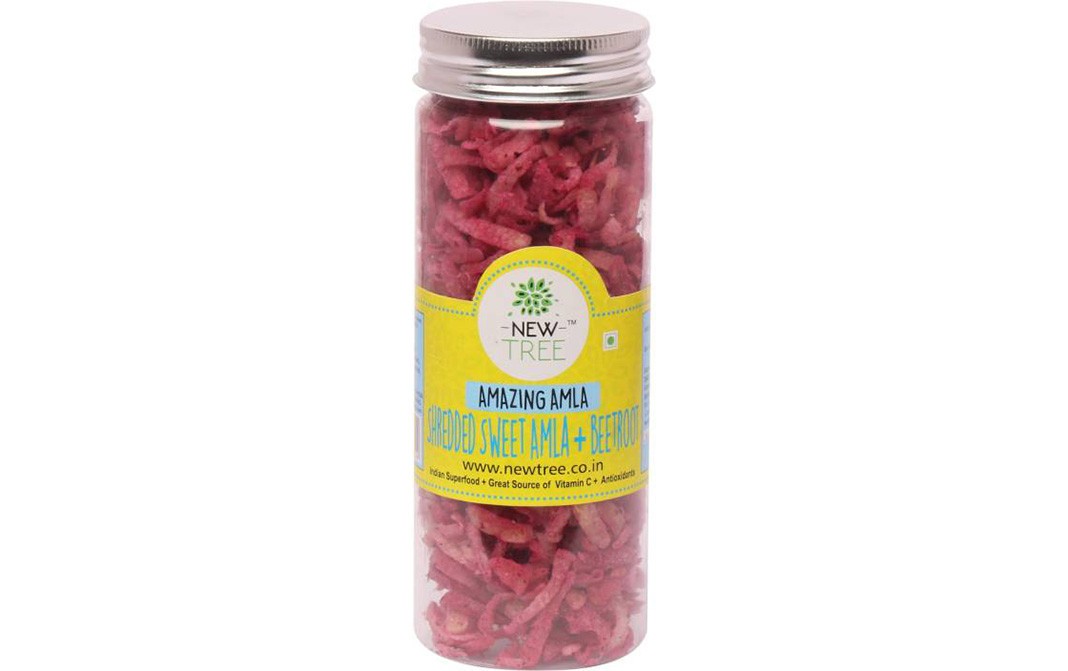 New Tree Shredded Sweet Amla + Beetroot   Jar  125 grams